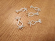 UNITRA ZRK amplituner magnetofon trzymacz przewodów żabka rybka 5 sztuk