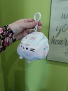 Pusheen mleko różowe brelok portfelik rzadki