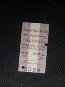 Magnes Bilet Butterfelde-Mohrin (Przyjezierze Moryń) - Konigsberg N.M.