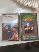 Dwie kasety magnetofonowe Liszt i węgierski folk vintage