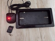 Roletka - zasuwana ramka na małą tablicę rejestracyjną USA + pilot. komplet