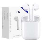 SŁUCHAWKI BEZPRZEWODOWE i12 DOUSZNE TWS BT5.0 + POWERBANK SIŁOWNIA BIEGANIE