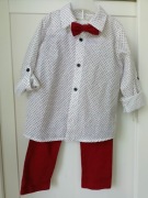 Zestaw koszula +spodnie 104
