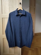 Granatowa koszula męska, slim fit, Tiger of Sweden, 100% bawełna