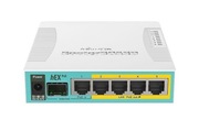 Router MikroTik hEX PoE, RB960PGS, 5xGE, SFP, USB, PoE + zasilacz 48V