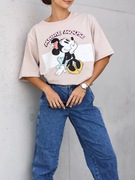 T-shirt damski Basic oversize PRINT NADRUK  Polska marka 