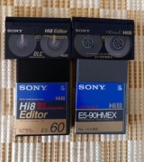 Zestaw Profesjonalnych Kaset SONY Hi8 – Stan Archiwalny (1x Nagrane)
