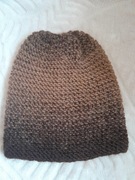 Ciepła brązowa czapka 