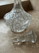 Kryształowa karafka z korkiem Vintage