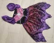 strój czarownica dama dworu czarodziejka zła królowa halloween nr 298