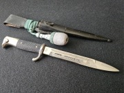 Niemiecki Bagnet paradny KS 98 Tiger trawiony.