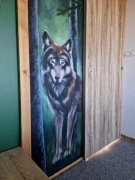 Artystyczne malowanie ścian, mural w domu