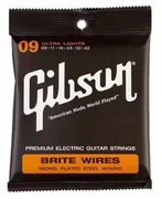 Struny do gitary elektrycznej 09-42 Gibson Brite Wires