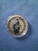 5 funtów UK bestie królowej 2021 Biały Chart z Richmond 2oz