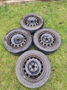 Felgi z oponami zimowymi Continental 205/55/16 5x112  audi VW skoda seat