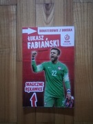 książka "Bohaterowie z boiska Łukasz Fabiański magiczne rękawice" M. Rosłoń