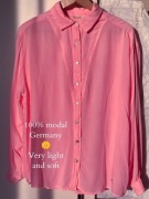 key largo koszula 100% modal różowa