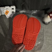 Klapki z Gumką Crocs Zygzak Mcqueen czerwony