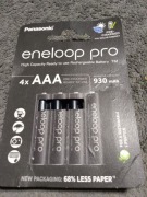 Akomulatorki Panasonic eneloop pro 930mAh 4 szt 