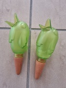 Scheurich Pojemnik nawadniający ptaszek zielony 15.5 cm 