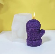 RĘKAWICZKA Bożonarodzeniowa forma silikonowa 7.5*6 do Odlewów Świec Mydła 