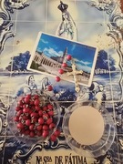 Piękny RÓŻANIEC dla babci z Sanktuarium Fatimy w Portugalii. Magnes GRATIS.