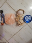 Zestaw ozdób, figurki, kamień solny tanio