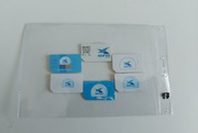 Zestaw kart sim z logo ERA GSM - unikat