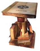 Stolik nocny "stare księgi"