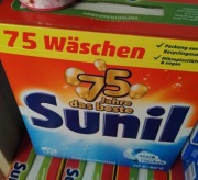 Proszek do prania uniwersalne Sunil Vollwaschmittel 3,75 kg / 75 prań