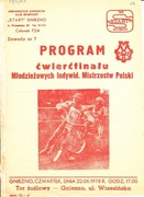 ...ćwierćfinał Młodzieżowych Indywidual.Mistrz.Polski 22.06.1978 Gniezno...