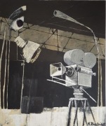 "Studio 62" duży 100x120 cm, akryle na płotnie 