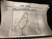 Stelaże GIVI TE6700 pod sakwy/torby Aprilia Dorsoduro 750.