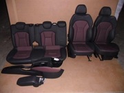 Komplet Fotele Siedzenia przód Tył Audi A1 oryginał skóra S-line 12r Europa