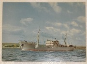 POCZTÓWKA TRAWLER RYBACKI ST TANEW MORZE BRZEG