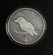 Australia 2025 Kookaburra 1 oz srebra oksyda