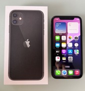Iphone 11 czarny 128GB stan bardzo dobry, bateria 89%