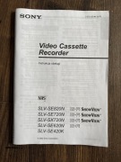 Video Cassette Recorder-instrukcja