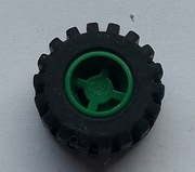 Lego 6014bc01 zielone koło z oponą 4588