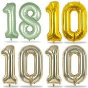 Balony urodzinowe na 30 urodziny Foliowe 101cm Kolor czarny 