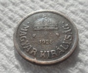 Węgry Królestwo Regent Admirał Mikołaj Horthy 2 fillery 1926 BP. KM# 506