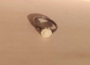 Pierścionek srebro PRL 925 (1) 17,8mm róża