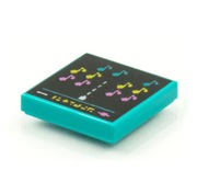Klocki Lego Tile 2x2 BeatBit Album Music Notes 