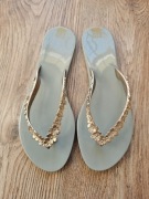 Zaxy .Miętowe klapki plażowe .Rozmiar 39