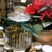 Herbata zielona Zimowa w słoiku 140g na prezent