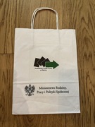 Torba reklamowa Powiatowy Urząd Pracy w Zabrzu, papierowa, do kolekcji