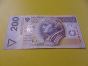 Polska 200 złotych Zygmunt I Stary 1994 Seria AA 0025903 stan 2- 