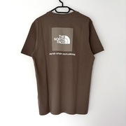Koszulka t-shirt the north face tnf box logo tee brązowa Brown exploring