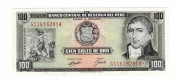 PERU 100 SOLES DE ORO 1974 P102C 10360