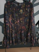 Medicine cienka zwiewna bluzka falbana 100% wiskoza - XS